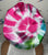Oversized Adult Reversible Tie Dye Bonnet | Hot Pink Bonnet | Blue Bonnet