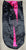 Reversible Satin Tie Long Bonnet with Loop and Button | Fully Reversible | Extra Long Bonnet | Black & Gray Bonnet | Hot Pink Bonnet