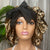 Leopard Large Double-layer Stretch Tie Satin Bonnet with Elastic Nape and Butterfly tie | Animal Print